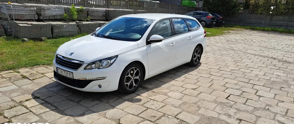 kujawsko-pomorskie Peugeot 308 cena 43900 przebieg: 120000, rok produkcji 2017 z Inowrocław